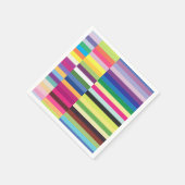Kleurrijk strips servetten (Hoek)