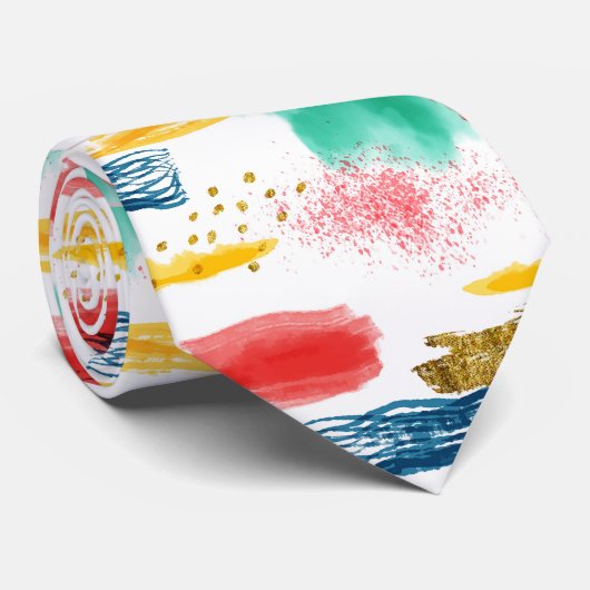 kleurrijk stropdas (Opgerold)