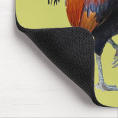 Kleurrijk, Strutting Rooster Mousepad Muismat (Hoek)