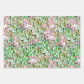 Kleurrijk Succulent Inpakpapier Vel (Voorkant 2)