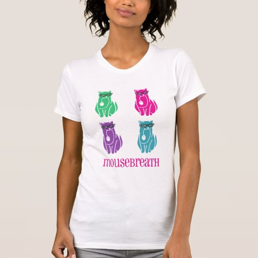 Kleurrijk T-shirt — MuisBreath (Voorkant)