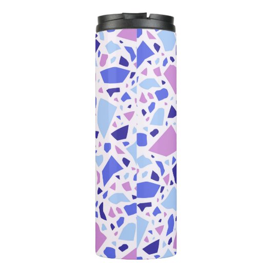 Kleurrijk Terrazzo Patroon Thermosbeker (Achterkant)