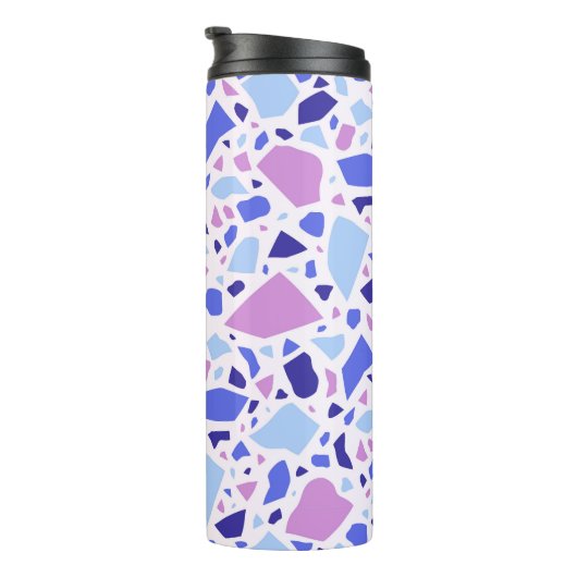 Kleurrijk Terrazzo Patroon Thermosbeker (Geroteerd rechts)