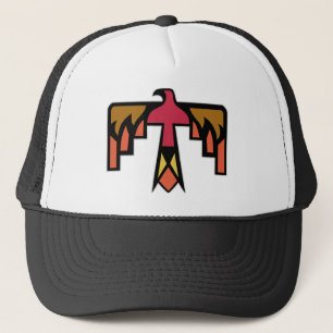 Kleurrijk Thunderbird ontwerp Trucker Pet