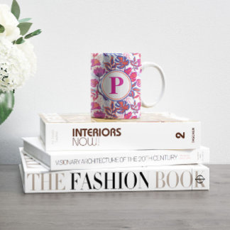 Kleurrijk, tropisch Floral patroon Koffiemok