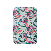 Kleurrijk tropisch patroon badmat (Voorkant Verticaal)