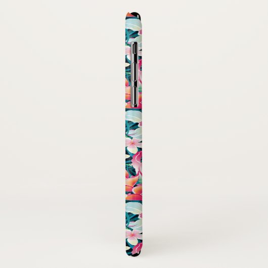 Kleurrijk tropisch patroon Case-Mate iPhone case (Achterkant/links)