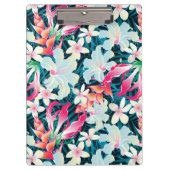 Kleurrijk tropisch patroon klembord (Voorkant)