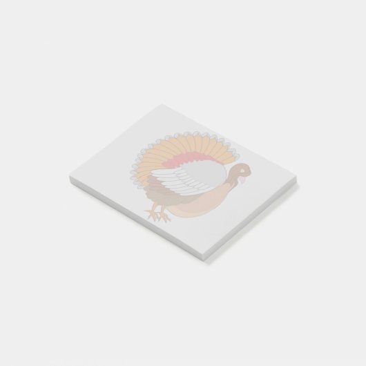 Kleurrijk Turkije Post-it® Notes (Schuin)