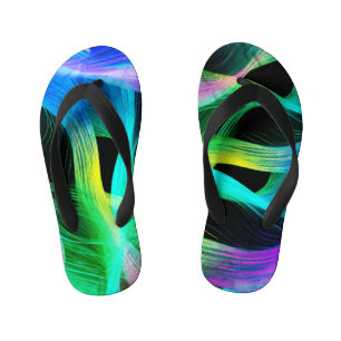  Kleurrijk Turquoise Blauw Groen Roze Leuk Kinder Teenslippers