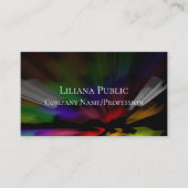 Kleurrijk uniek Abstract glanzend Visitekaartje (Voorkant)