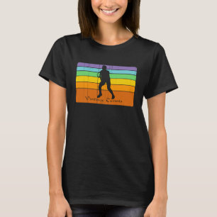 Kleurrijk Uniek Retro Vintage Heren Dames Tennis T-shirt