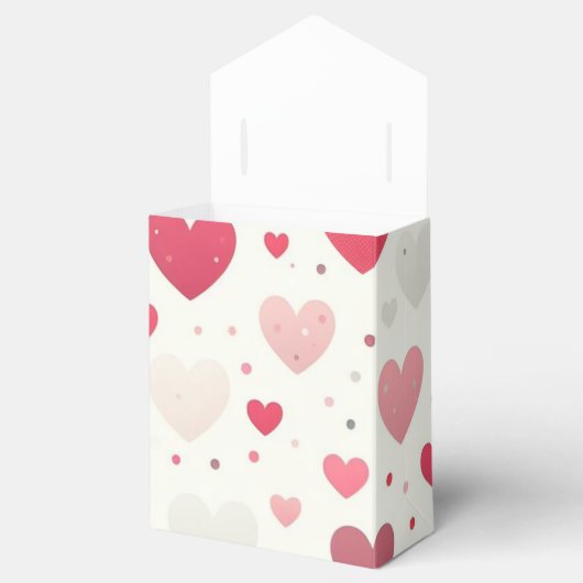 Kleurrijk Valentijnsdag hart Bedankdoosjes (Geopend)