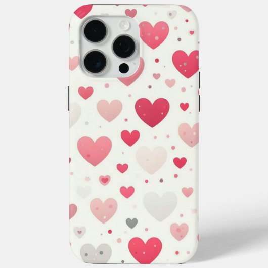 Kleurrijk Valentijnsdag hart Case-Mate iPhone Case (Achterkant)