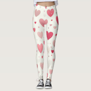 Kleurrijk Valentijnsdag hart Leggings