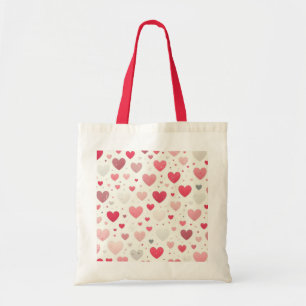 Kleurrijk Valentijnsdag hart Tote Bag