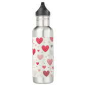Kleurrijk Valentijnsdag hart Waterfles (Rechts)