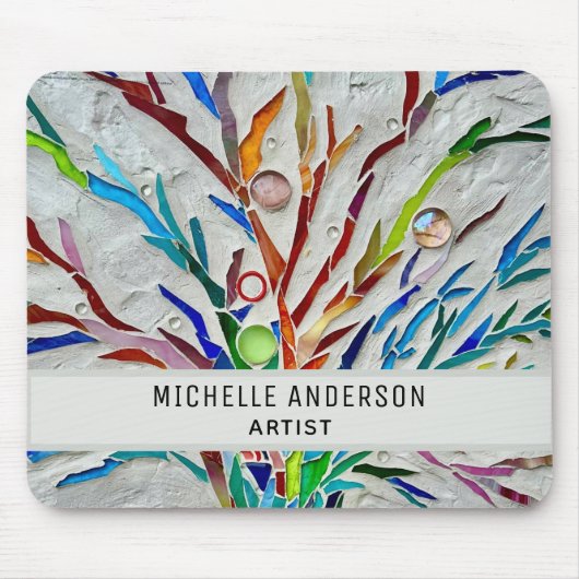 Kleurrijk van de kunstenaar muismat (Voorkant)
