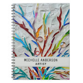 Kleurrijk van de kunstenaar notitieboek (Voorkant)