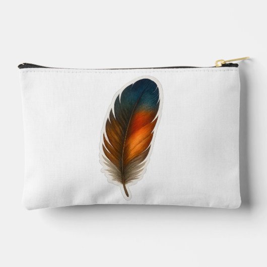 Kleurrijk veerontwerp etui (Achterkant)