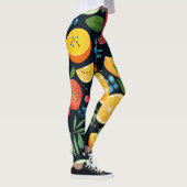 Kleurrijk vers fruitpatroon leggings (Rechts)