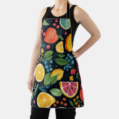 Kleurrijk vers fruitpatroon schort (Insitu)