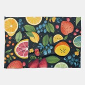 Kleurrijk vers fruitpatroon theedoek (Horizontaal)