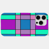 Kleurrijk vierkant Case-Mate iPhone case (Achterkant (horizontaal))