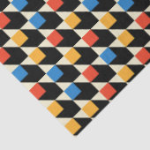 Kleurrijk vierkant weefselpapier tissuepapier (Detail)