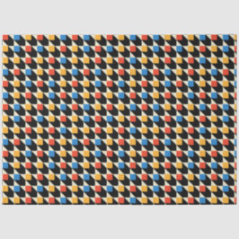 Kleurrijk vierkant weefselpapier tissuepapier