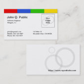 Kleurrijk Visitekaartje (Voorkant / Achterkant)