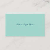 kleurrijk Visitekaartje van Aquarium voor vissen (Achterkant)