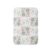 Kleurrijk vogelpatroon voor kinderen 2 badmat (Voorkant Verticaal)