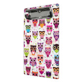 Kleurrijk vogelpatroon voor kinderen 2 mini klembord (Angled2)