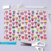 Kleurrijk vogelpatroon voor kinderen 2 tissuepapier (Craft)