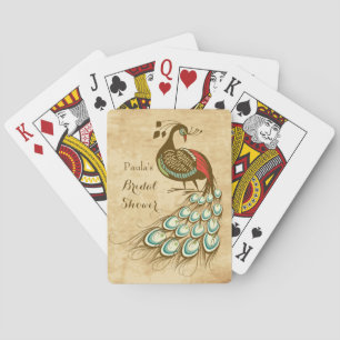 Kleurrijk Vrijgezellenfeest Pokerkaarten