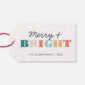 Kleurrijk Vrolijk en helder Cadeaulabel (Achterkant Horizontaal)