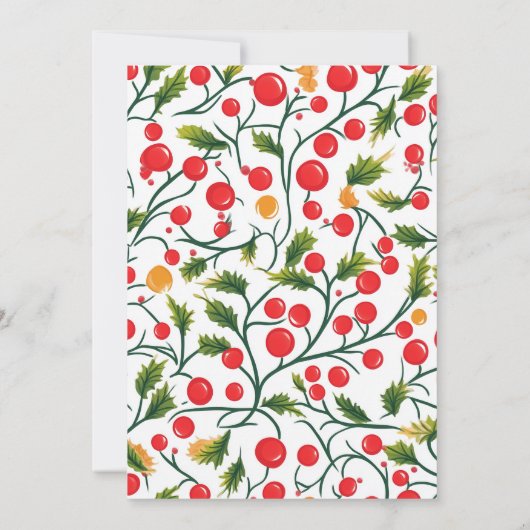 Kleurrijk  vrolijk en helder kerstfeest (Achterkant)