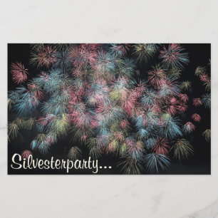 Kleurrijk vuurwerk... flyer