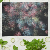 Kleurrijk Vuurwerk Theedoek (Gevouwen)