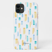 Kleurrijk Waterverf Abstract patroon penseelstreek Case-Mate iPhone Case (Achterkant)