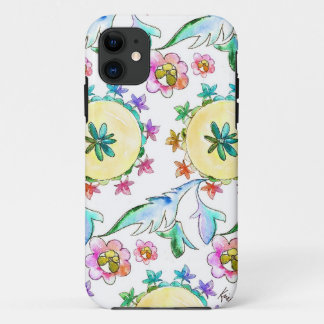 Kleurrijk waterverfpatroon iPhone hoesje