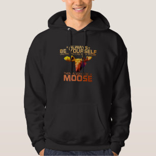 Kleurrijk Wees altijd jezelf, tenzij je een Mo kan Hoodie