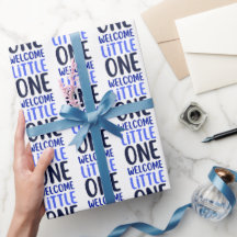 Kleurrijk "Welcome Little One" Baby shower