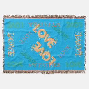 Kleurrijk werpt Mijn Vader Deken