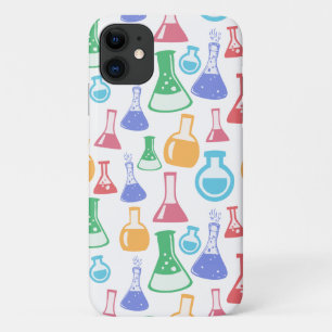 Kleurrijk wetenschappelijk / chemisch patroon iPhone 11 hoesje