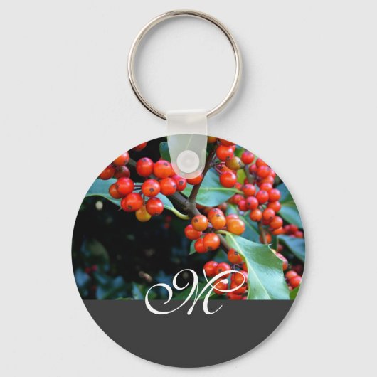 Kleurrijk wintercadeau sleutelhanger (Voorkant)