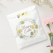 Kleurrijk Wreater of Joyful Chicks Eggs and Greeti Bedankzakje (Gezegeld)