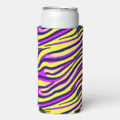 Kleurrijk zebraprint streep abstract patroon (Seltzer Voorkant)
