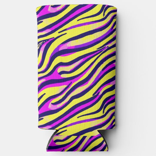 Kleurrijk zebraprint streep abstract patroon (Voorkant)